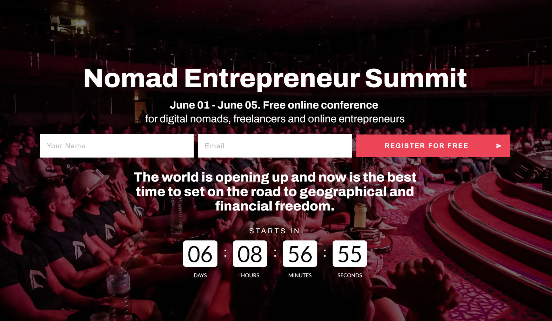 Image credit: Nomad Entrepreneur Summit
